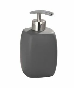 WENKO Seifenspender FARO - Grau - Keramik