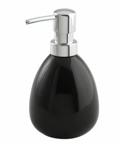 WENKO Seifenspender POLARIS - Schwarz - Keramik