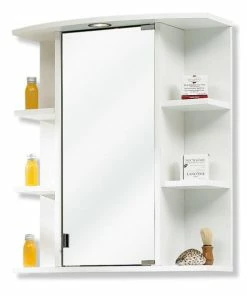 Spiegelschrank - Weiß - Mit LED-Beleuchtung