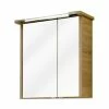 Spiegelschrank - Eiche Natur - 65 Cm Breit