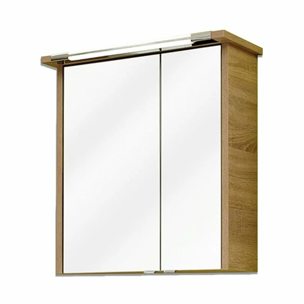 Spiegelschrank - Eiche Natur - 65 Cm Breit 3 Spiegelschrank - Eiche Natur - 65 Cm Breit