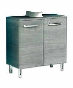 Waschbeckenunterschrank - Graphit - 60 Cm