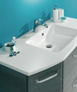 Mineralmarmortisch - Weiß - 112 Cm Breit