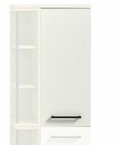 Wandschrank - Weiß Glanz - 30 Cm