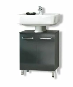 Waschbeckenschrank - Anthrazit - 50 Cm Breit