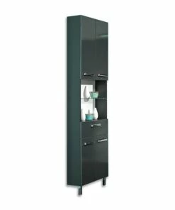 Hochschrank - Anthrazit - 50 Cm Breit