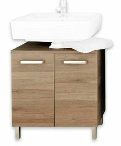 Waschbeckenunterschrank - San Remo Eiche - 60 Cm Breit