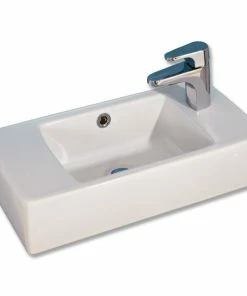 Keramikwaschtisch - Weiß - 50 Cm Breit