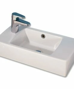 Keramikwaschtisch - Weiß - 50 Cm Breit