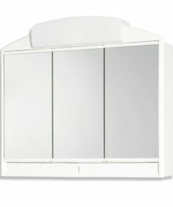 Spiegelschrank - Weiß - Beleuchtung - 59 Cm Breit