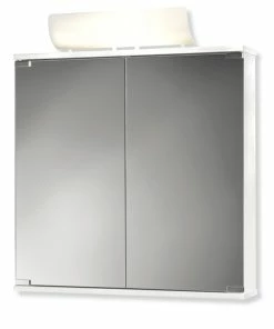 Spiegelschrank - Weiß - 2 Türen - 60 Cm Breit