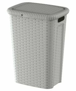 Wäschebox - Silbergrau - 53 Liter