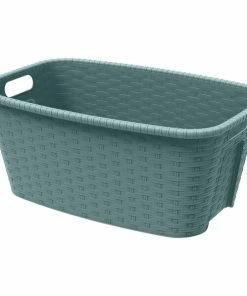 Wäschekorb - Blau - 35 Liter