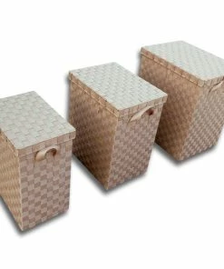 Wäschetruhe - Beige - Größe XL