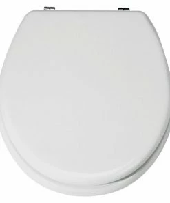 Calimosa WC-Sitz - Weiß - Holzkern