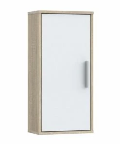 Hängeschrank - Sonoma Eiche-weiß - 33 Cm Breit