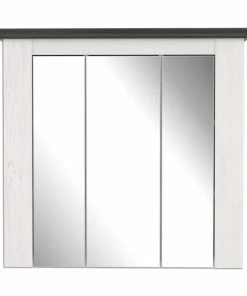 Spiegelschrank - Weiß - 79 Cm Breit