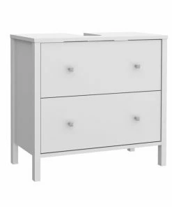 Waschbeckenunterschrank - Weiß - 64 Cm