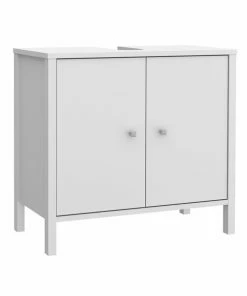 Waschbeckenunterschrank - Weiß - 64 Cm