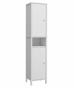 Hochschrank - Weiß - 40 Cm