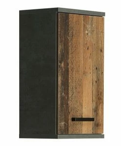Hängeschrank - Old Wood Vintage - Beton - 40 Cm