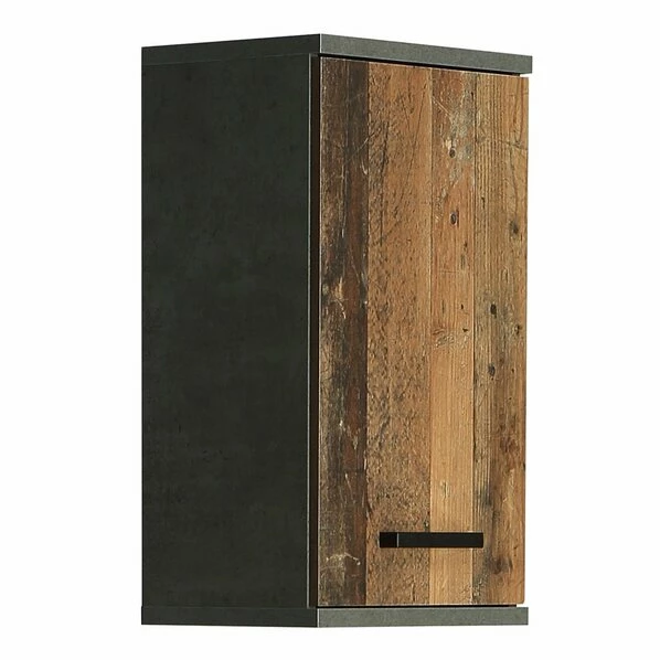 Hängeschrank - Old Wood Vintage - Beton - 40 Cm 3 Hängeschrank - Old Wood Vintage - Beton - 40 Cm