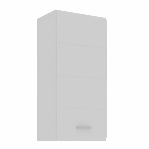 Hängeschrank - Weiß Hochglanz-weiß - 64 Cm Hoch 3 Hängeschrank - Weiß Hochglanz-weiß - 64 Cm Hoch