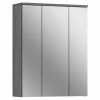 Spiegelschrank - Rauchsilber - 60 Cm