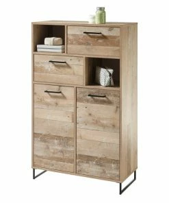 Highboard - Old Style Hell - 80 Cm