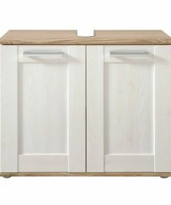 Waschtischunterschrank - Sibiu Lärche - San Remo Eiche - 80x66 Cm