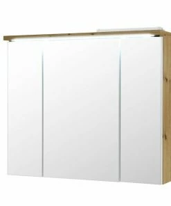 Spiegelschrank - Artisan Eiche - 80 Cm Breit