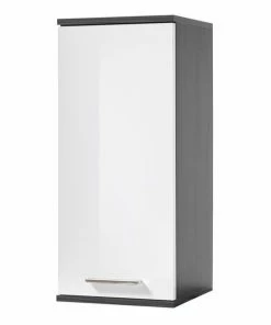 Hängeschrank - Grau-weiß - 30 Cm Breit