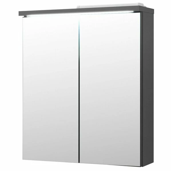 Spiegelschrank - Anthrazit - Mit LED-Beleuchtung 3 Spiegelschrank - Anthrazit - Mit LED-Beleuchtung