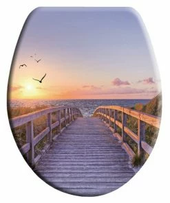 WC-Sitz - Multicolor - Steg Zum Meer
