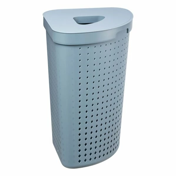 Eck-Wäschebox - Faded Denim - Kunststoff - 62 Liter 3 Eck-Wäschebox - Faded Denim - Kunststoff - 62 Liter