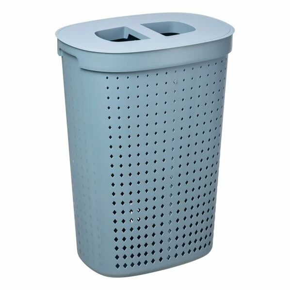 Wäschebox - Faded Denim - Kunststoff - Mit Deckel 3 Wäschebox - Faded Denim - Kunststoff - Mit Deckel