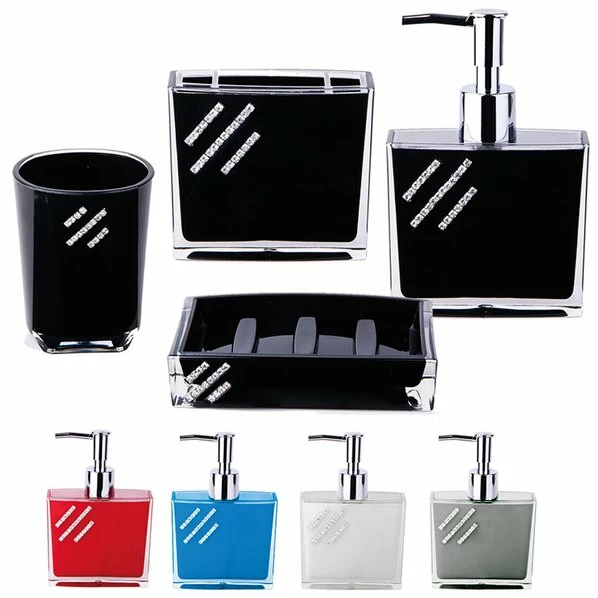 4er Badezimmer-Set - 5 Verschiedene Farben 2 4er Badezimmer-Set - 5 Verschiedene Farben