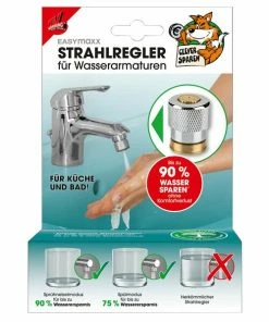 EASYMAXX Strahlregler - Edelstahl - Für Wasserarmaturen