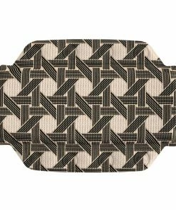 Kleine Wolke Nackenpolster - Taupe-schwarz - 32x22 Cm