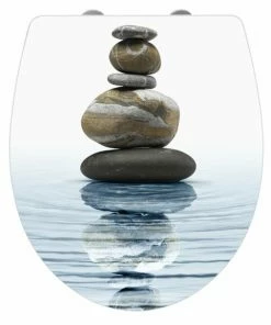 WENKO WC-Sitz MEDITATION - Hochglanz - Absenkautomatik