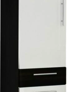 Hänge-Hochschrank SALONA - Anthrazit-weiß Hochglanz