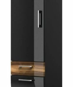 Hänge-Hochschrank RIMA - Anthrazit-Walnuss - 40 Cm