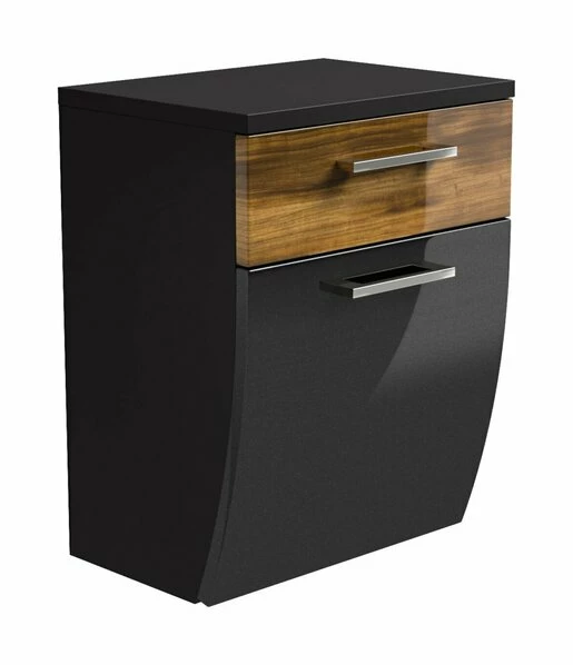 Unterschrank RIMA - Anthrazit-walnuss - 40 Cm 3 Unterschrank RIMA - Anthrazit-walnuss - 40 Cm