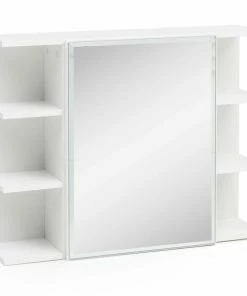 Spiegelschrank - Weiß - 80 Cm Breit
