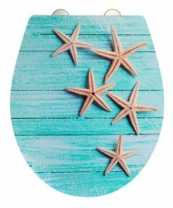 WENKO WC-Sitz MEDIASTER - Seesterne - Absenkautomatik