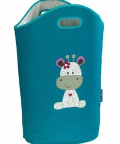 WENKO Wäschesammler KIDS GRETA - Petrol - 24 Liter