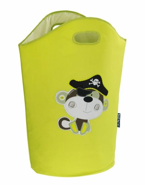 WENKO Wäschesammler KIDS ANTON - Grün - 24 Liter 3 WENKO Wäschesammler KIDS ANTON - Grün - 24 Liter