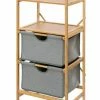 WENKO Badregal BAHARI - Bambus - 2 Schubkästen 2 WENKO Badregal BAHARI - Bambus - 2 Schubkästen -Wenko Verkaufsgeschäft 9003884500 1600Wx1600H 598Wx598H