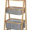 WENKO Badregal BAHARI - Bambus - 2 Körbe -Wenko Verkaufsgeschäft 9003884600 1600Wx1600H 598Wx598H