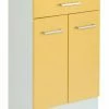 Unterschrank RIGA - Gelb - 50 Cm -Wenko Verkaufsgeschäft 9004329400 1600Wx1600H 598Wx598H